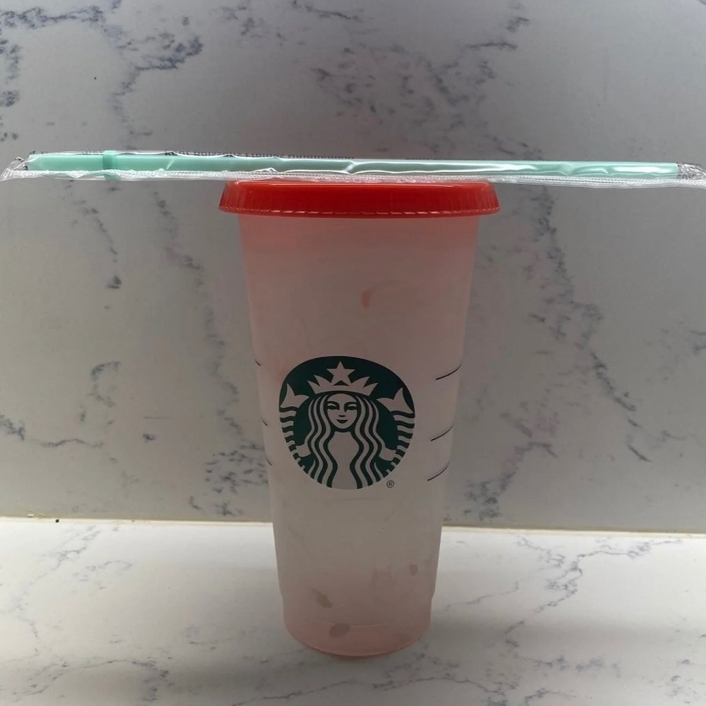 Starbucks marble color changing cup 2021
